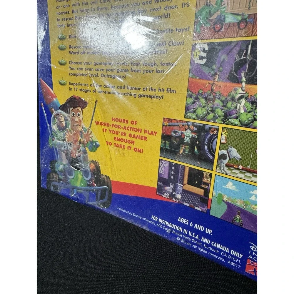 Disney' Toy Story Windows PC CD Rom Big Box Factory New Power Play